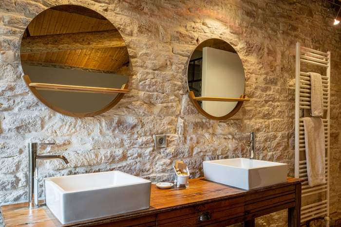 Chambres d'hôtes autour  Chalon-sur-Saône -Salle de bain - Maison Minori à Givry