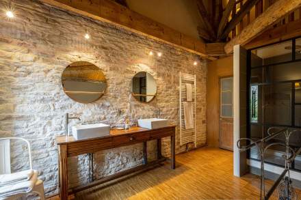 Chambre d'hotes à Givry - Salle de bain - Maison Minori à Givry